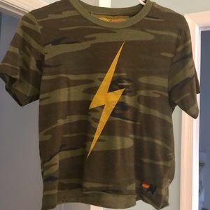 COPY - Aviator Nation short camo tshirt